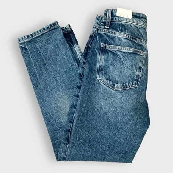 🆕 Zara Slim High Rise Ankle Jeans - Picture 7 of 11